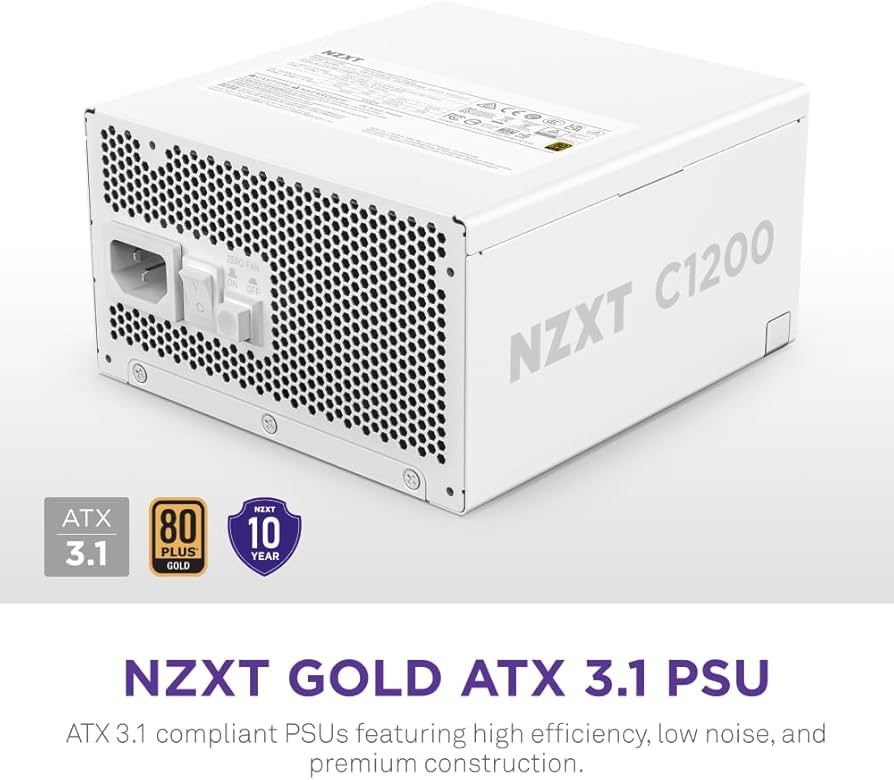 Amazon.com: NZXT C1200 Gold ATX 3.1 - Fully Modular Low-Noise PC