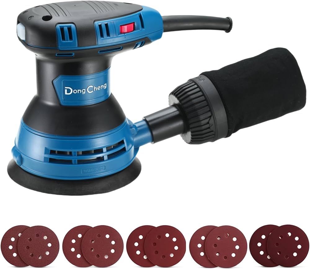 Amazon | DongCheng 電動サンダー AC100V 300W 4000-12000min-1 パッド