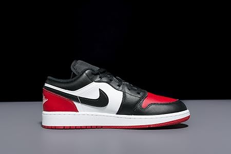 Amazon.com | Nike Air Jordan 1 Low Grade School White/Black