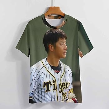 Amazon.co.jp: [HAMOM] 阪神タイガース 横田慎太郎 メンズ Tシャツ 男