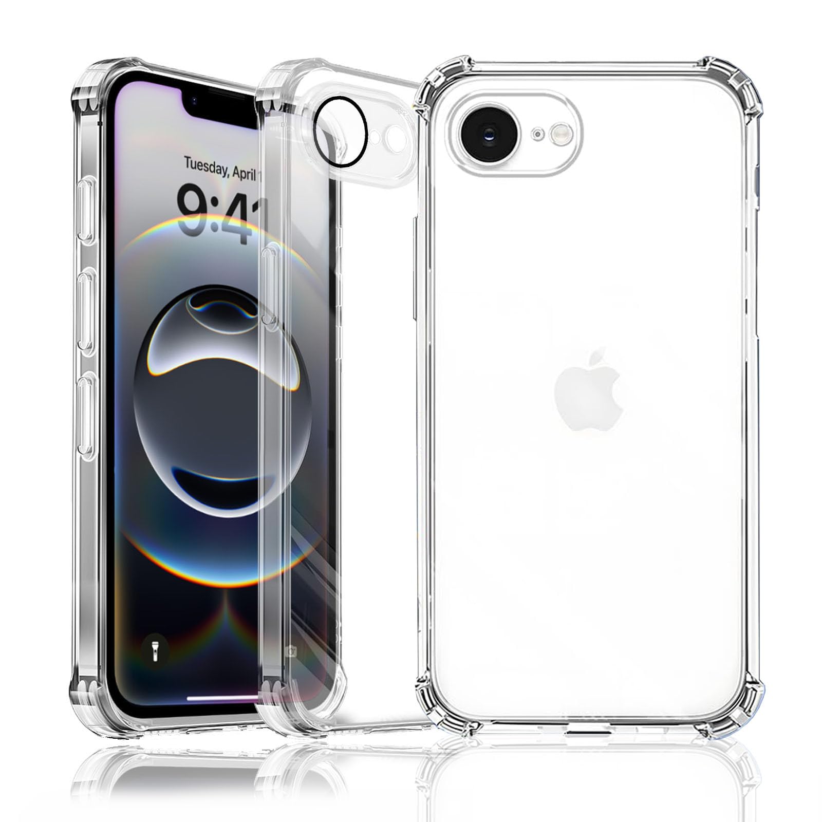 Amazon.co.jp: Eitsevn iPhone 16e用 ケース クリア 米軍MIL規格 耐