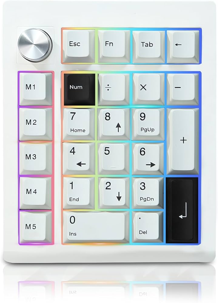 Amazon.com: FKZ GMK26 Mechanical Numpad,Gasket VIA Macro Numeric