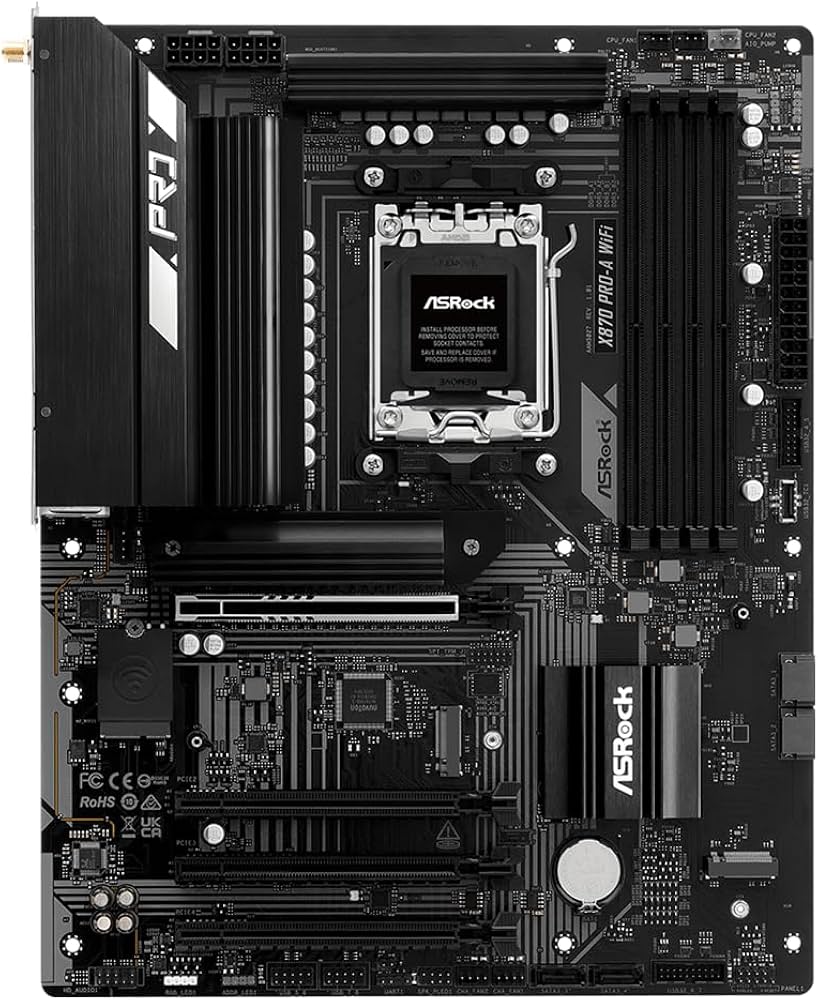 Amazon | ASRock マザーボード X870 Pro-A WiFi AMD Ryzen 9000/8000