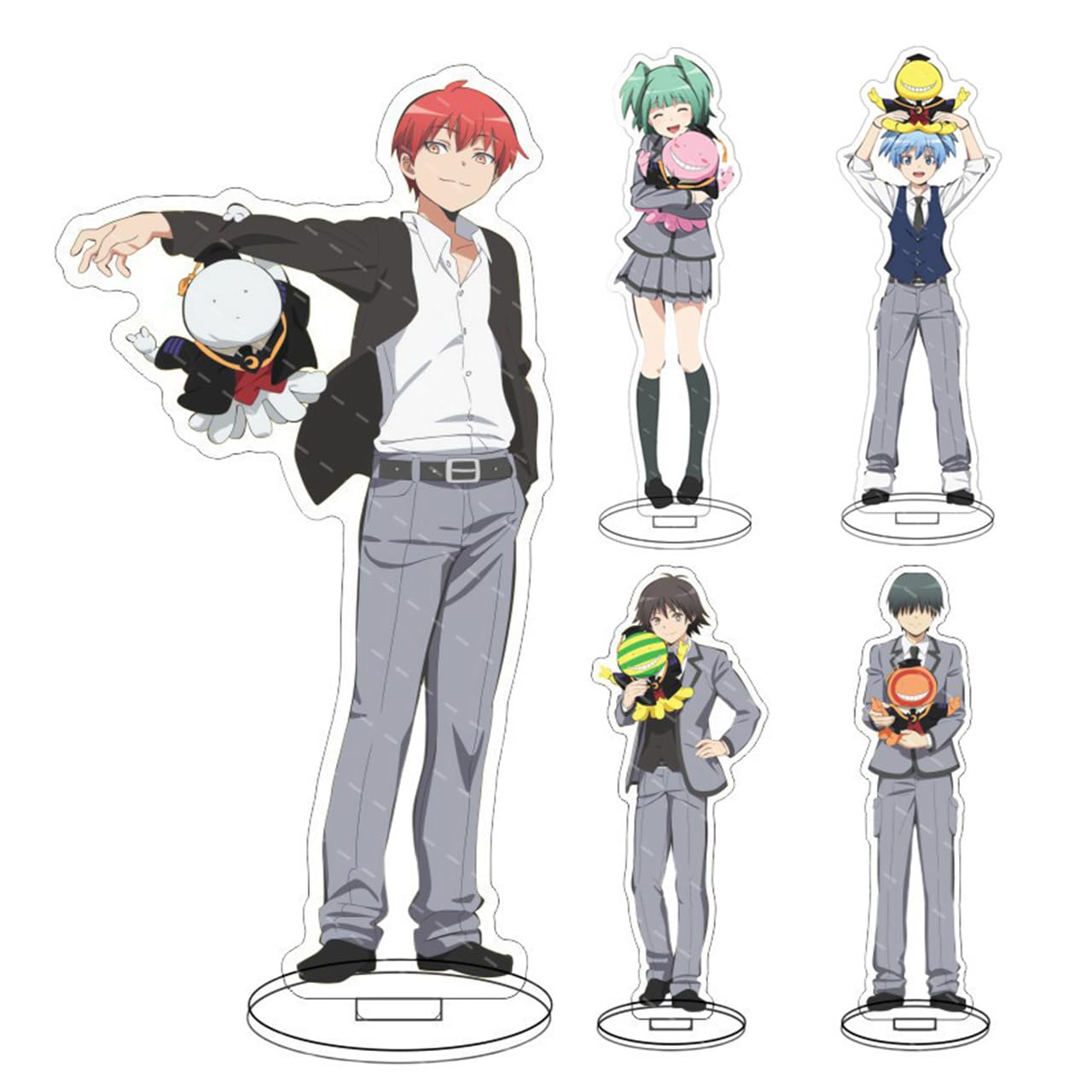 Amazon.co.jp: 暗殺教室 アクリルスタンド グッズ 赤羽業 潮田渚 殺