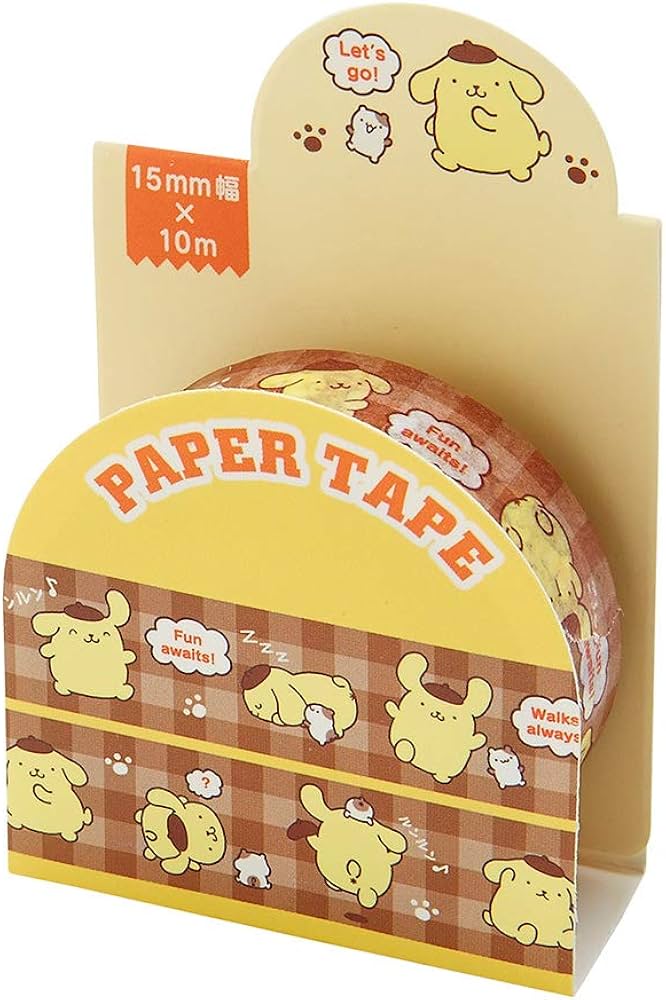 Amazon.co.jp: サンリオ(SANRIO) ポムポムプリン マスキングテープ 幅