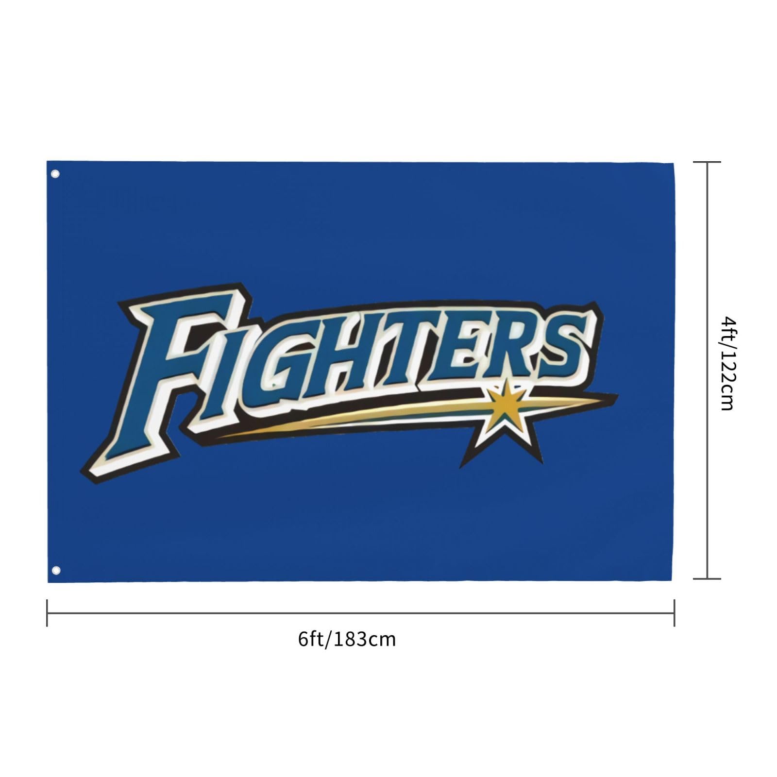 Amazon.co.jp: 旗 応援 北海道日本ハムファイターズ 野球の旗 スポーツ