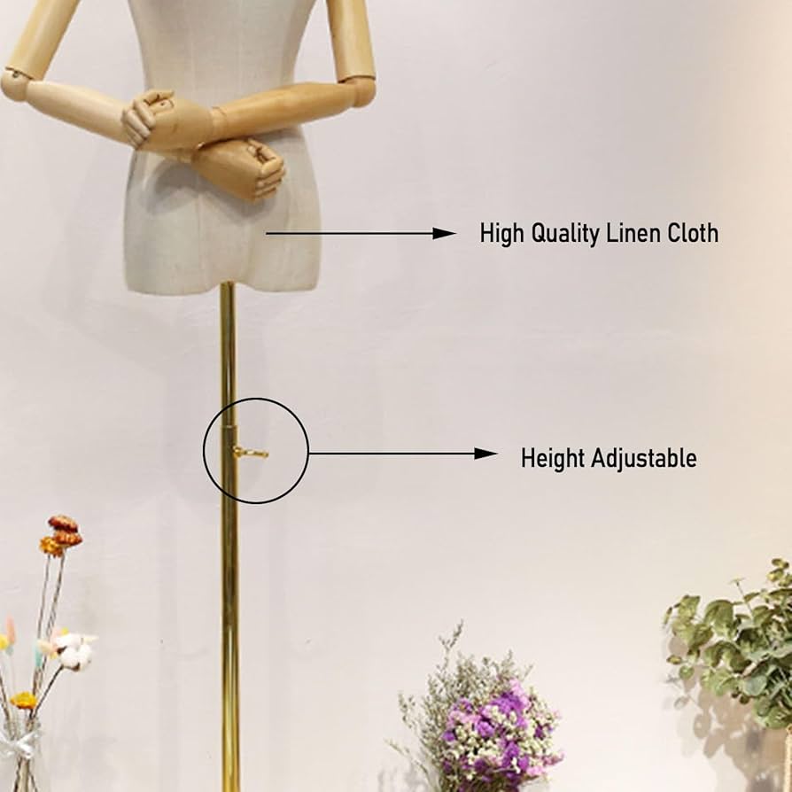 Amazon.co.jp: 女性マネキントルソー 高さ調節可能 52-76 インチの