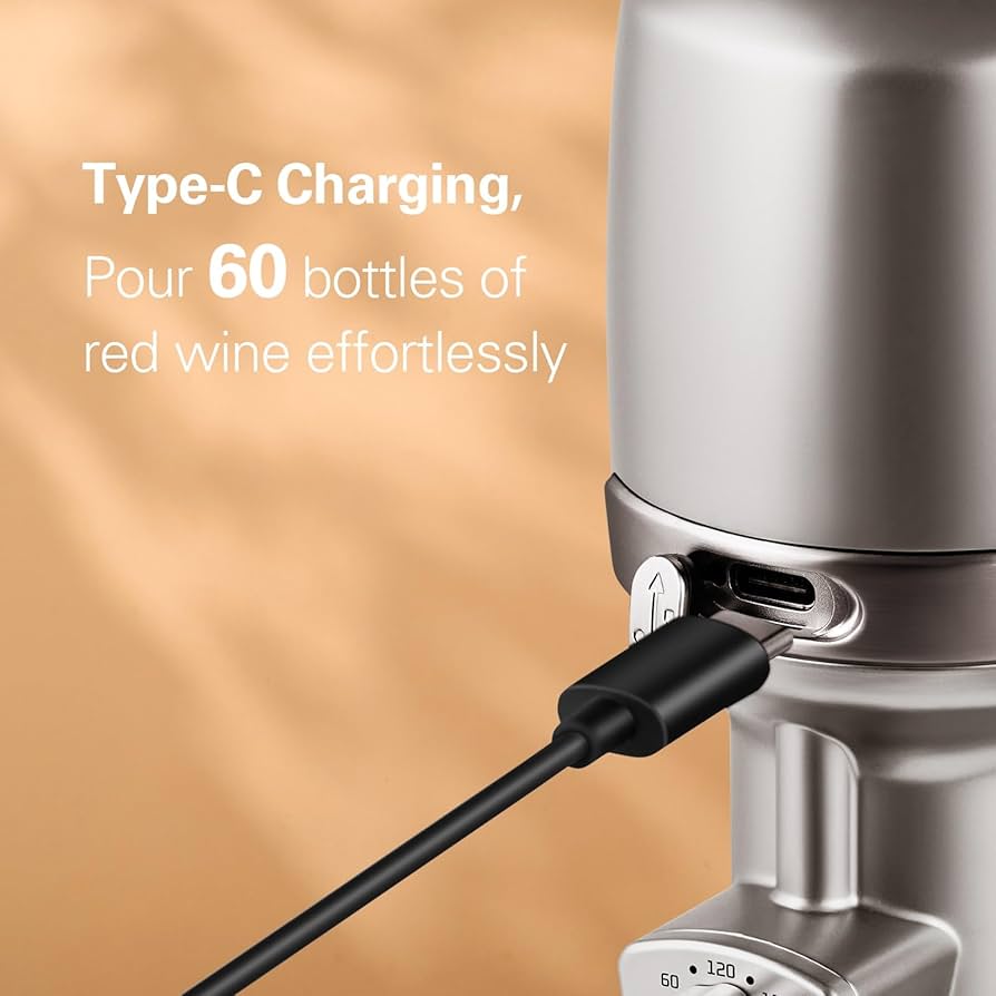 Amazon | Vinxper ワインエアレーター 0~4時間調節可能 充電式ワイン