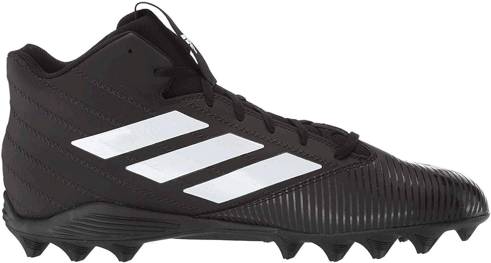 Amazon.com | adidas Men's Freak Mid MD Athletic Shoe, Black/White