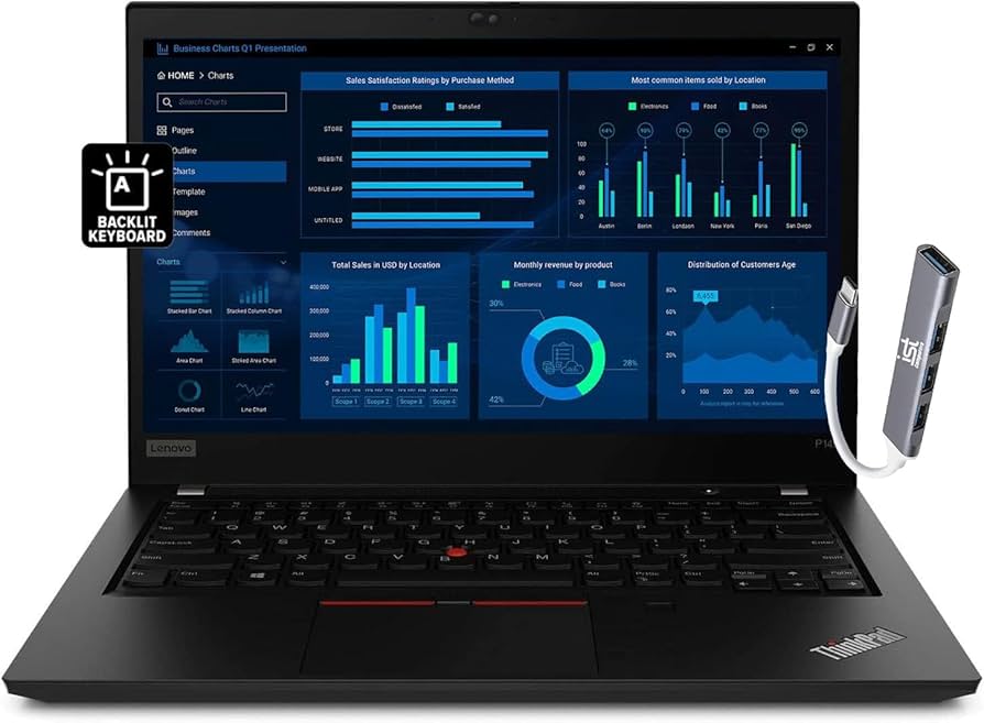 Amazon.com: Lenovo ThinkPad P14s Mobile Workstation Laptop for
