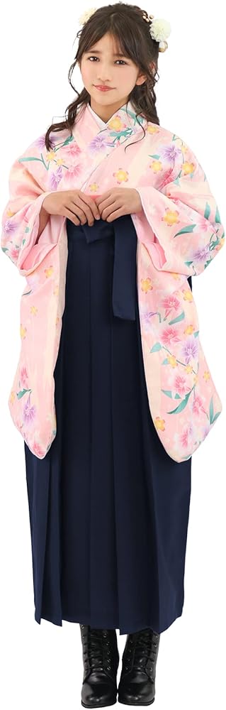 Amazon | [KYOETSU] [キョウエツ] 袴 セット 華やか D 卒業式 小学生