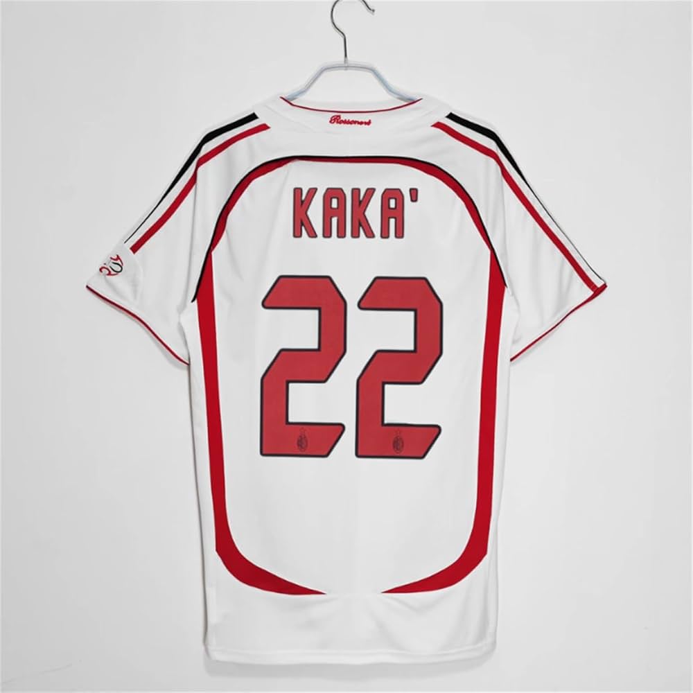 Amazon | 復古版 ACミラン 0708 サッカー ユニホーム 3番パウロ
