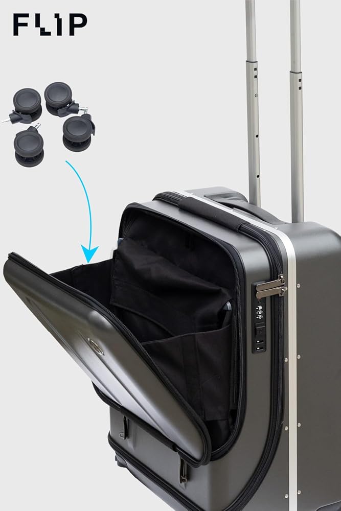 FLIP The Suitcase That Turns Into a Shelf 47L Carry-On Lightweight