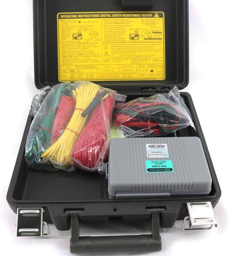 Amazon.co.jp: KYORITSU 4105Aデジタルアース抵抗テスターKYORITSU KEW