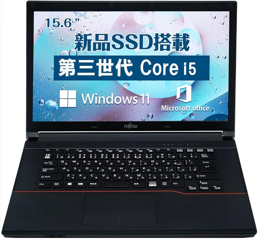 Amazon.co.jp: (Amazon.co.jp Exclusive) Fujitsu Laptop/MS Office