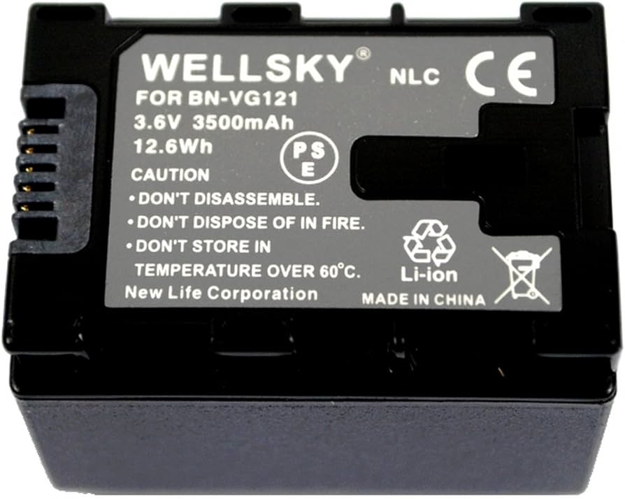 Amazon | WELLSKY BN-VG121 BN-VG129 互換バッテリー [ 純正充電器で