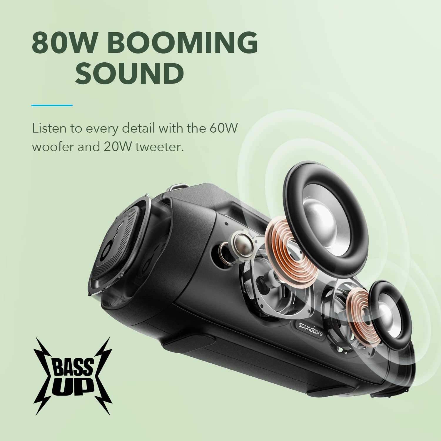 Amazon.com: Soundcore Anker Motion Boom Plus IP67 Outdoor Speaker