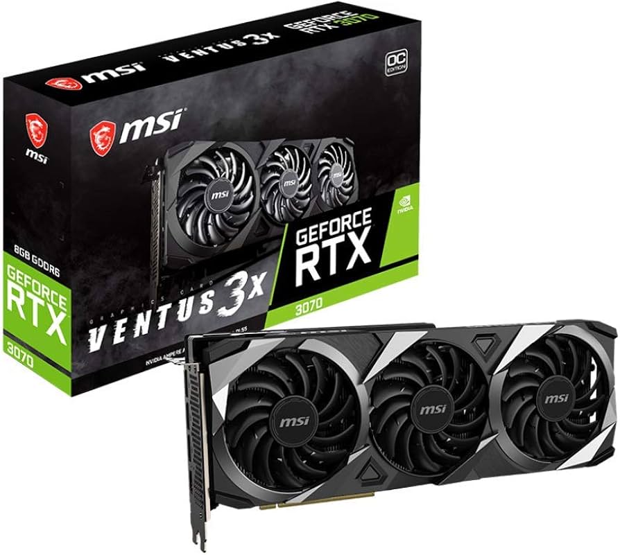 Amazon.com: msi Gaming GeForce RTX 3070 8GB GDRR6 256-Bit HDMI/DP