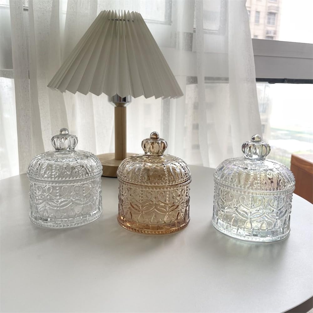 蓋付き容器 チェコ ボヘミアン キャンディボックス 蓋付き容器 チェコ