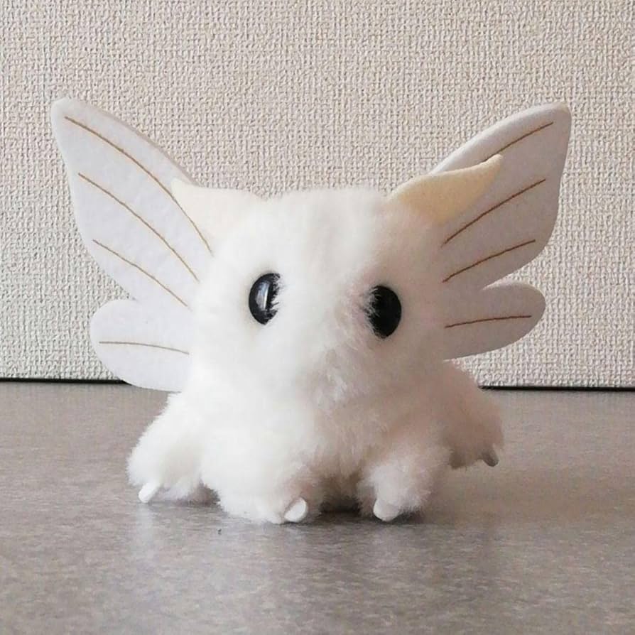 Amazon.co.jp: ふわふわモスちゃん シロモ ぬいぐるみ マスコット