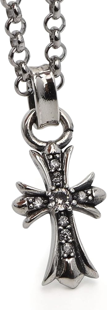 Amazon | Dawn Art (ドーンアート) シルバー925 クロスネックレス 銀