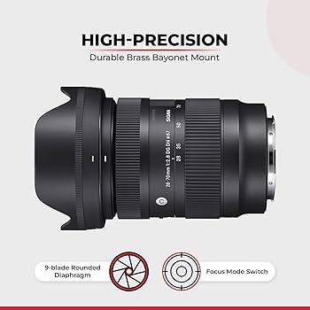 Amazon.com : Sigma 28-70mm f/2.8 DG DN Contemporary Lens for Sony