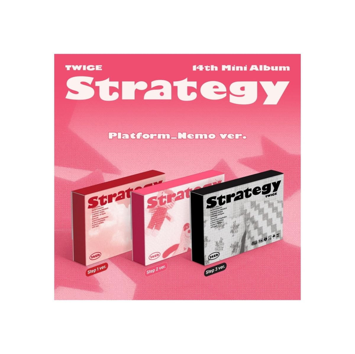 Amazon.com: TWICE Strategy [Platform Nemo ver.] 14th Mini Album