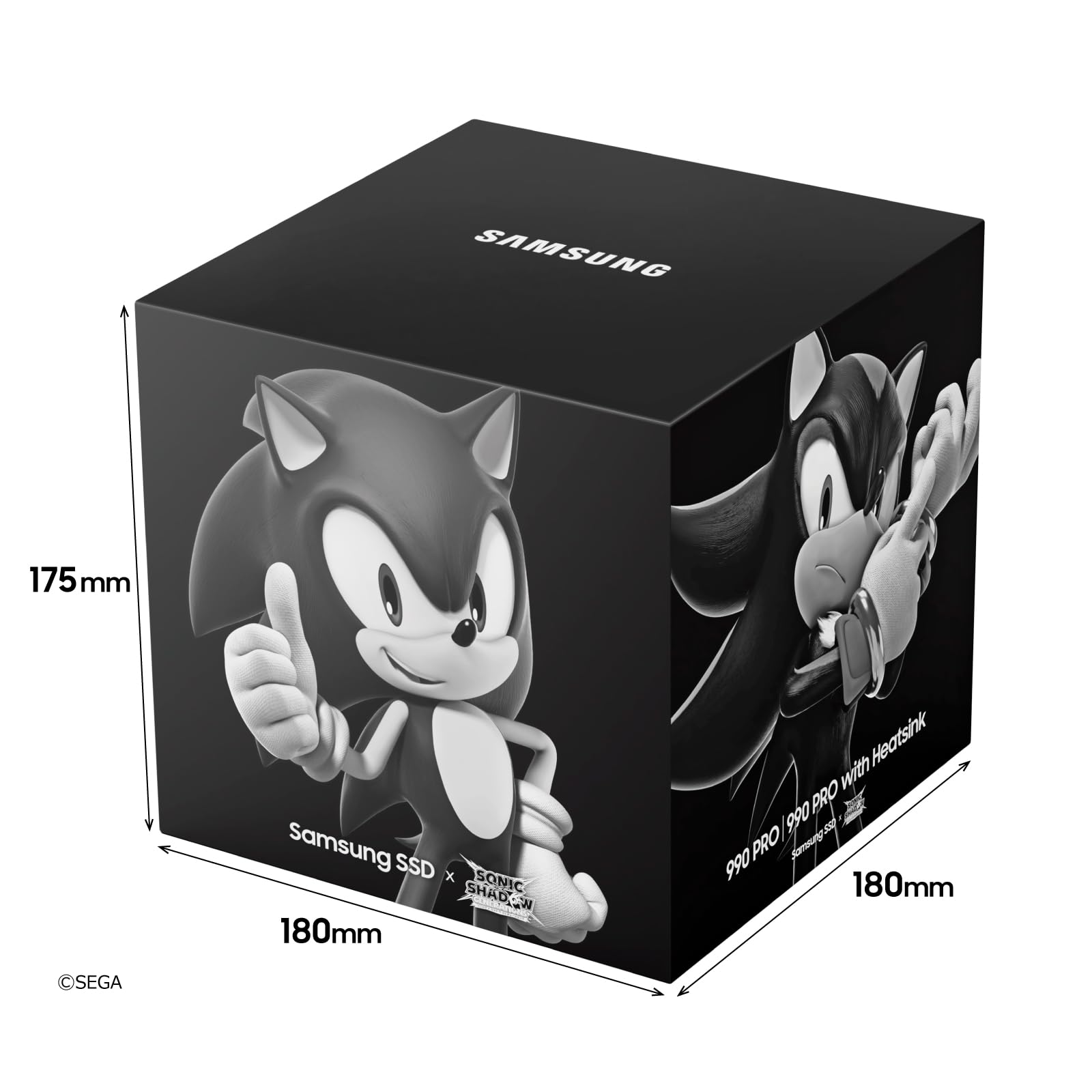 Amazon | Samsung 990 PRO ヒートシンクモデル 4TB ソニック×シャドウ