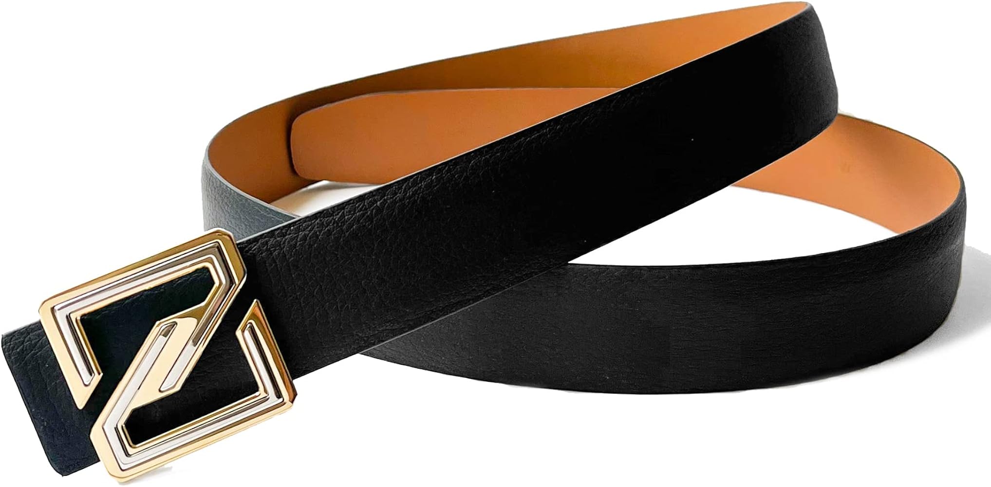 Amazon | ZILLI (ジリー) ベルト ブランド メンズ チェルボ 鹿革