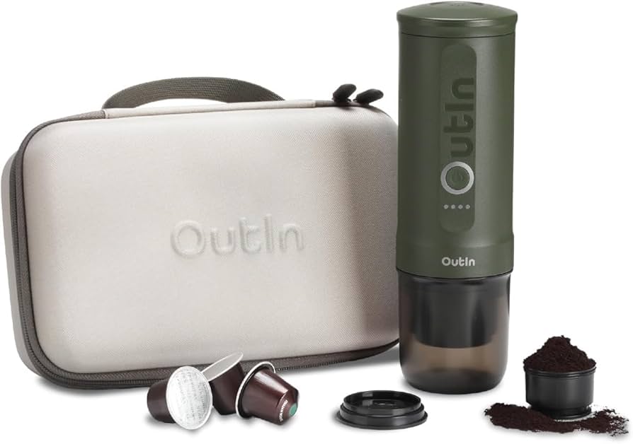 Amazon.com: OutIn Nano Portable Electric Espresso Machine with