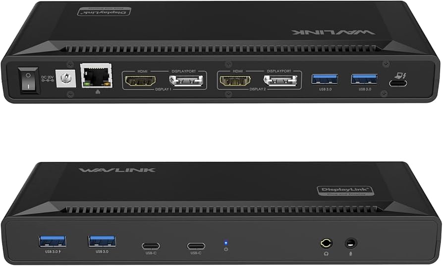 Amazon.co.jp: WAVLINK タイプC 2K@60Hz 2xHDMI/DP ドッキング