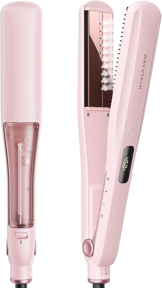 Amazon.com : Wavytalk Steam Sesh Hair Straightener, Steam Reduces