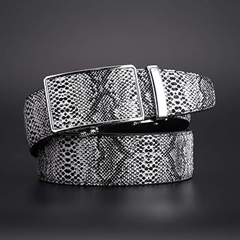 Amazon | 【正規品】コンビニ！蛇柄2本（2色セットベルト32段階長さ微