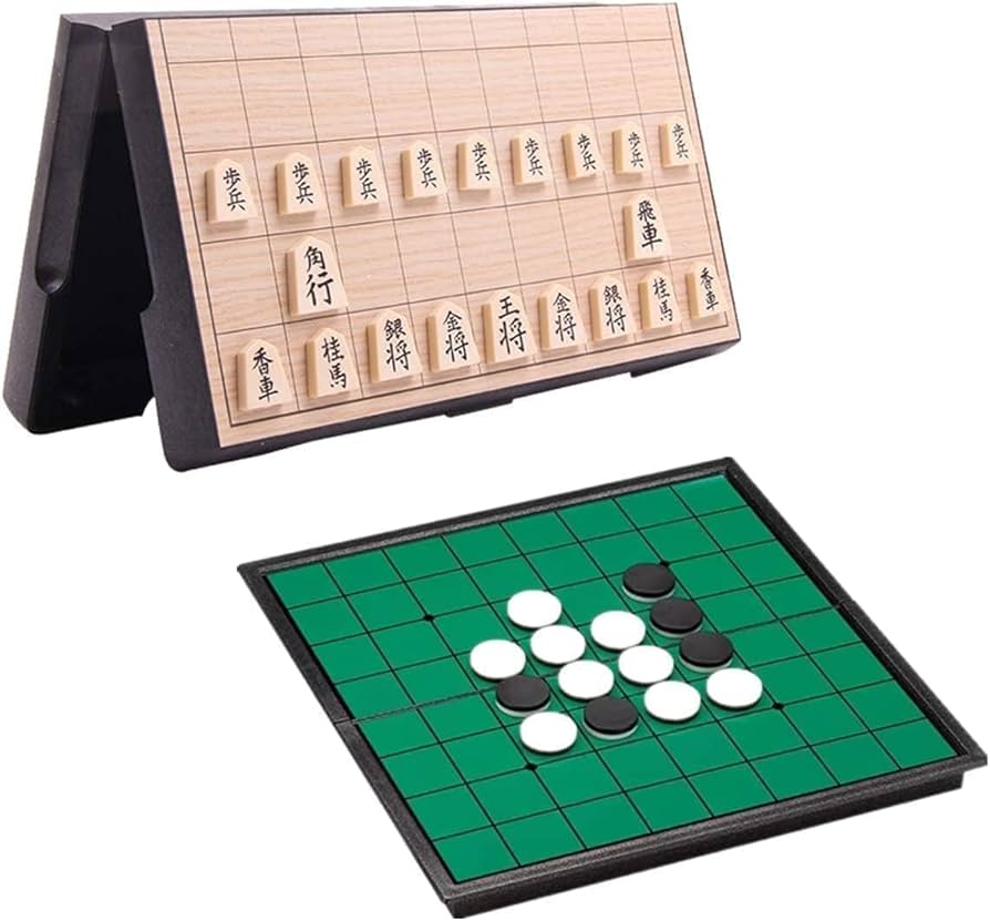 Amazon | 将棋盤セットリバーシ将棋 磁石 オセロ 将棋 ボードゲーム