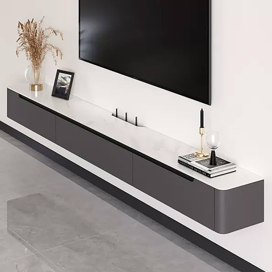 Amazon｜JIAOCKJIAO TVボード 壁掛け、150 Cm テレビ台、木製 テレビ