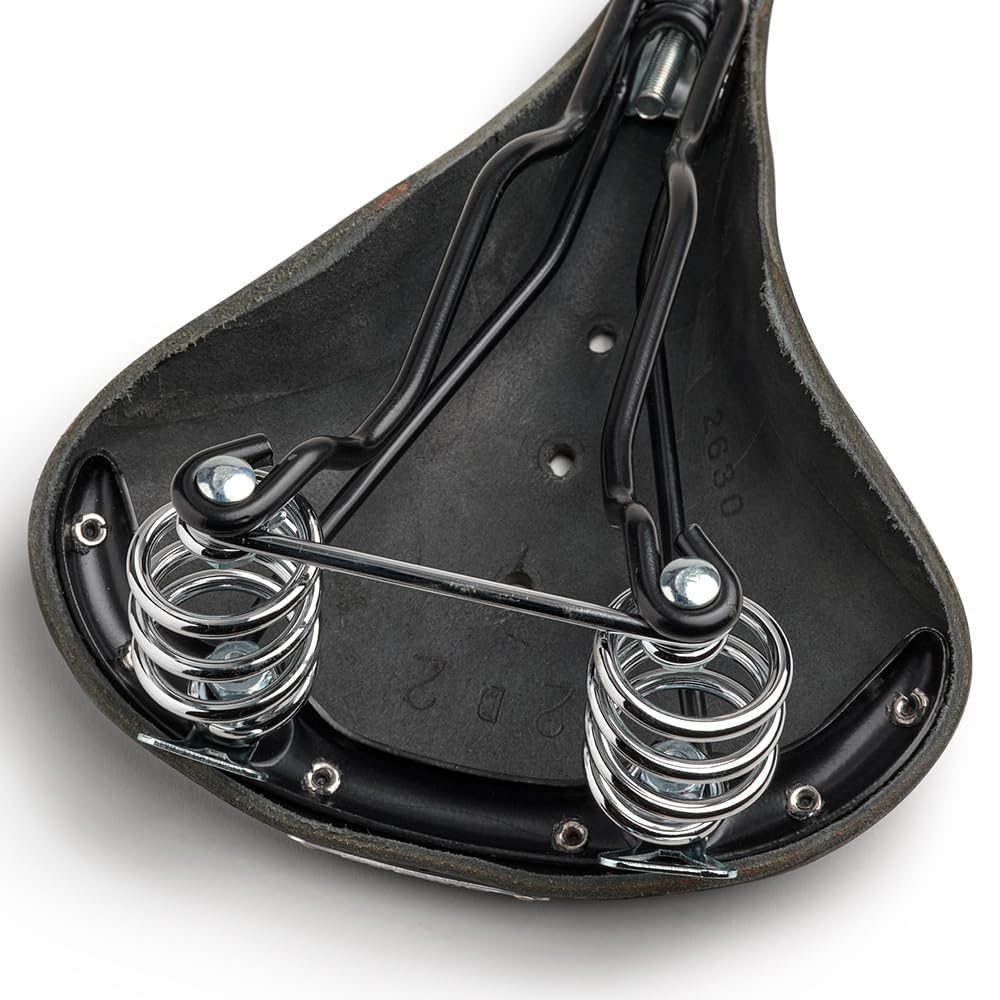 Amazon | BROOKS(ブルックス) レザーサドル スプリングつきモデルB66の