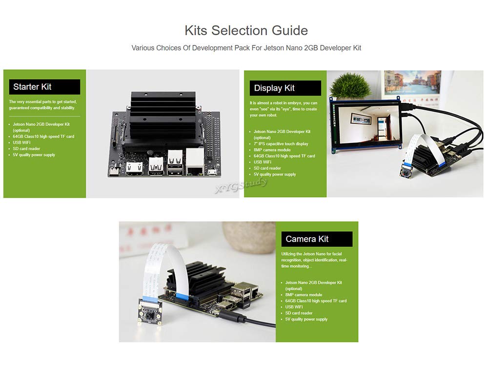 Amazon.co.jp: Jetson Nano 2GB デベロッパー アクセサリー キット