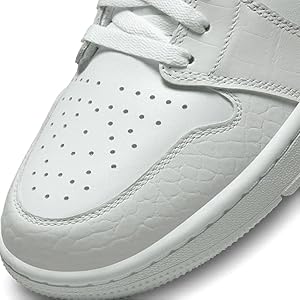 Amazon | AIR JORDAN 1 LOW GOLF White Crocodile Skin ナイキ
