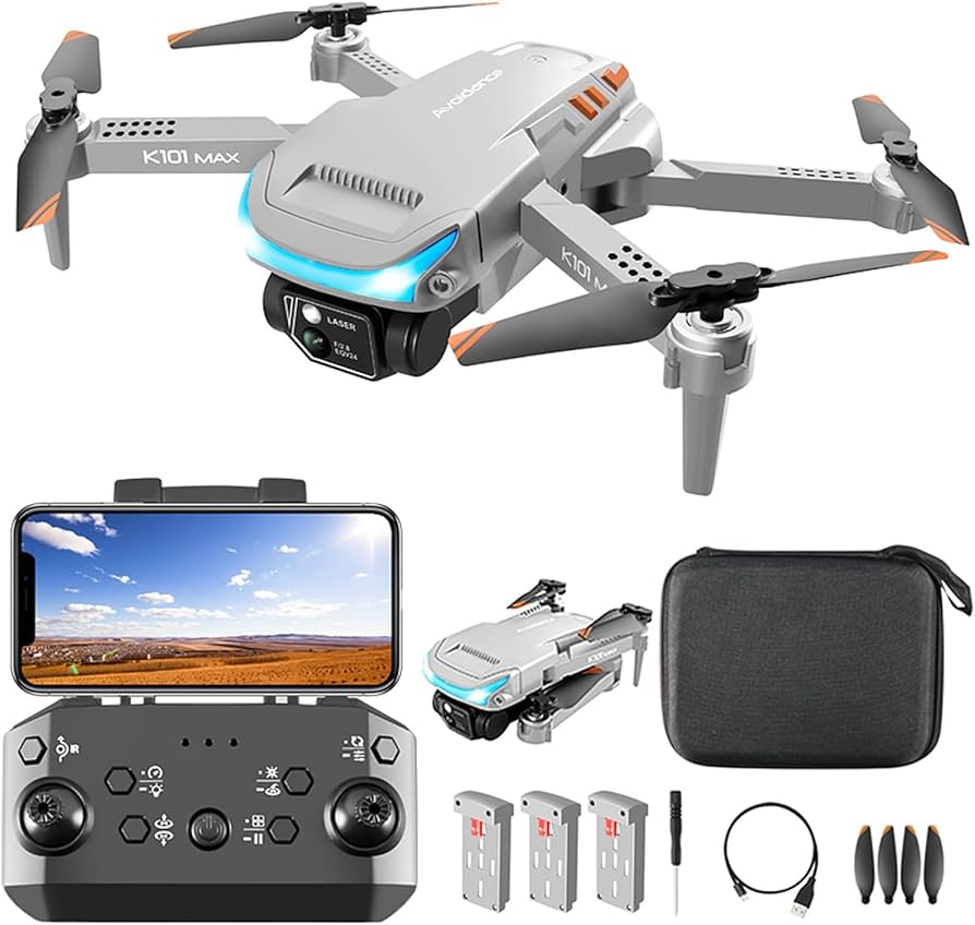 Amazon.co.jp: K101Max ドローン カメラ付き 100g未満 申請不要 4K HD