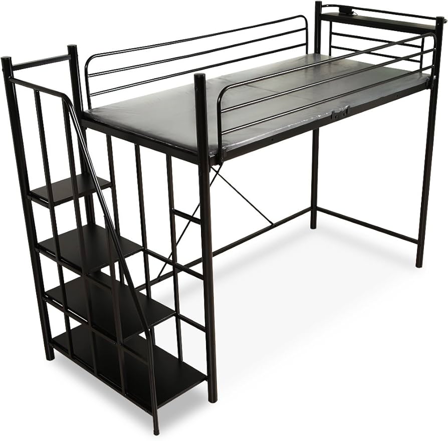 Amazon｜LOWYA ロウヤ ロフトベッド 階段 宮 コンセント付 ベッド