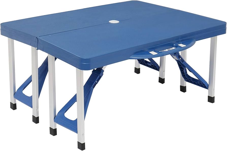 Amazon.co.jp: ポータブル 折りたたみ式 キャンプ ピクニックテーブル