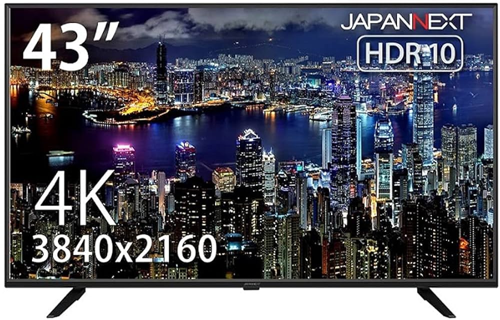 Amazon.co.jp: JAPANNEXT 43インチ 大型 モニター 4K UHD 3840x2160