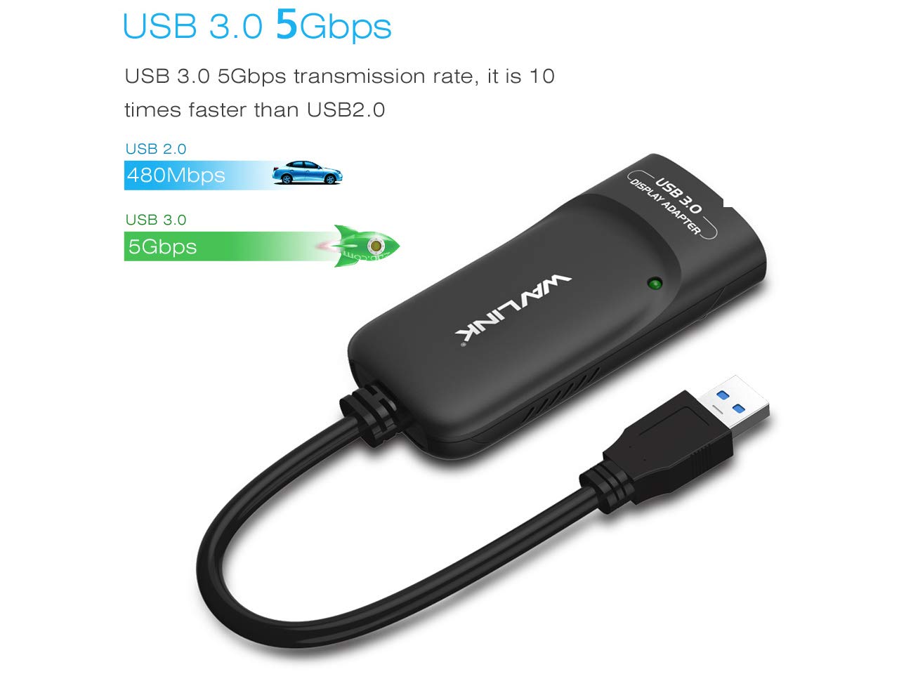 Amazon.co.jp: WAVLINK USB 3.0 - HDMIアダプター 複数のディスプレイ