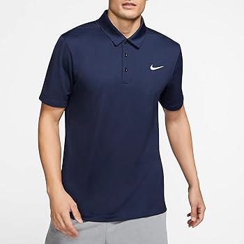 Amazon | Nike メンズ Dri-FIT フットボール ポロシャツ - カレッジ