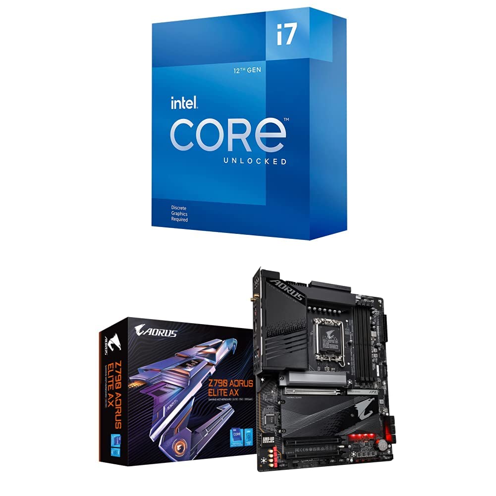 Amazon.com: Intel Core i7-12700KF + GIGABYTE Z790 AORUS Elite AX