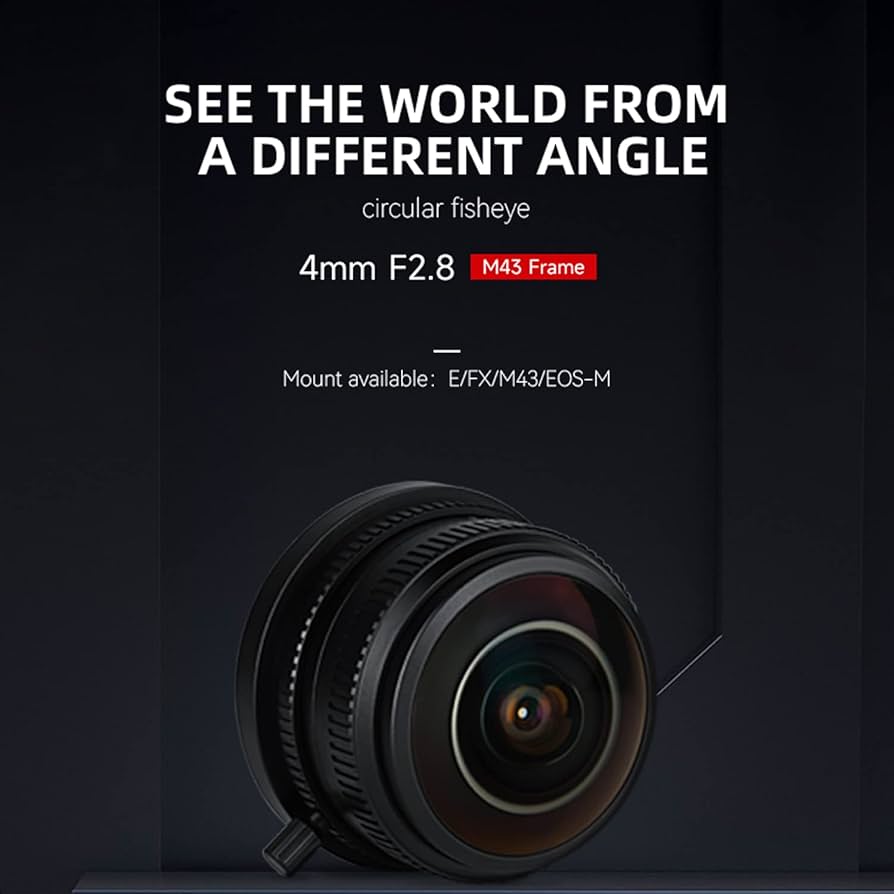 Amazon.com : 7artisans 4mm F2.8 APS-C Format Circular Fisheye Lens