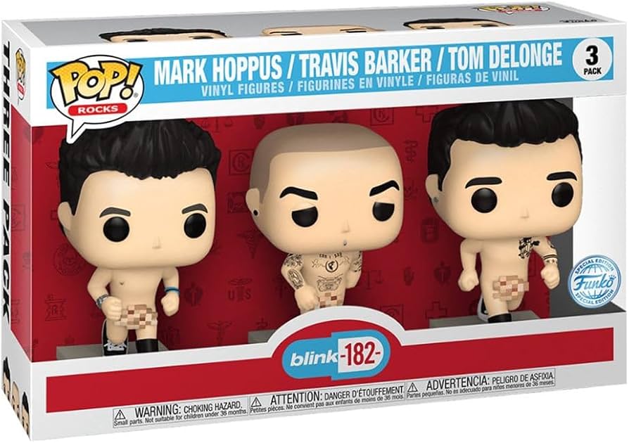 Amazon.com: Funko POP Rocks Mark Hoppus, Travis Barker & Tom