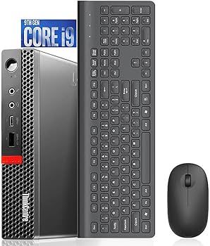 Amazon.com: Lenovo Tiny Desktop i9 ThinkCentre M920q Mini Computer