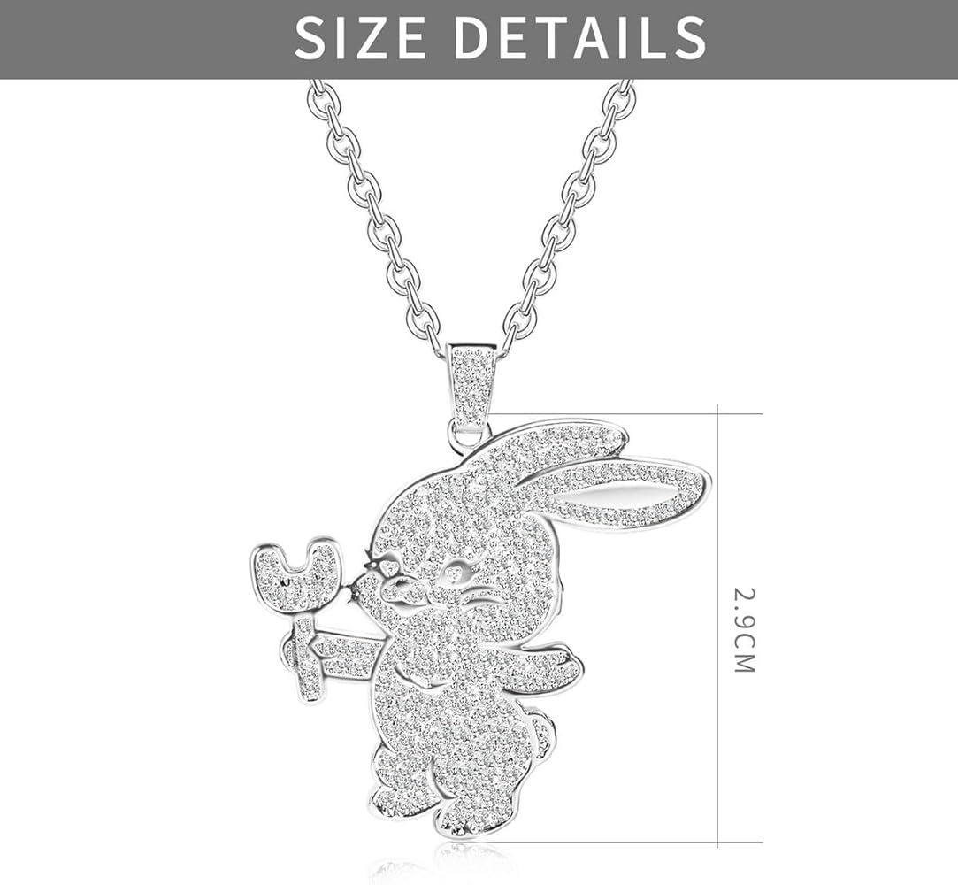 Amazon.co.jp: X9H8N9 バニー ネックレス バニー ペンダント