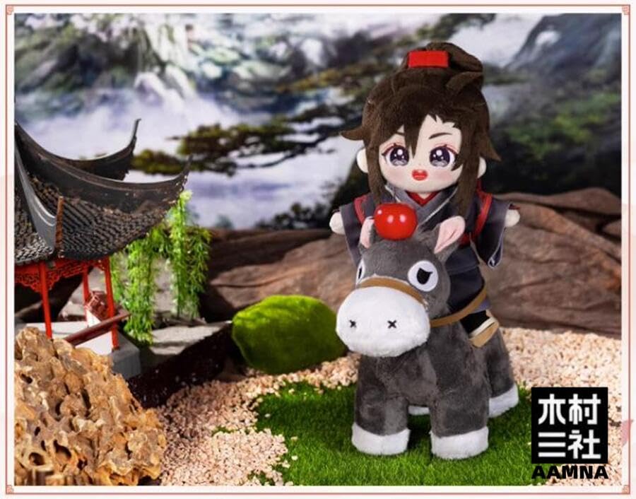 Amazon | 魔道祖師 ぬいぐるみ 20cm 人形 魏無羨 藍忘機 可愛い人形